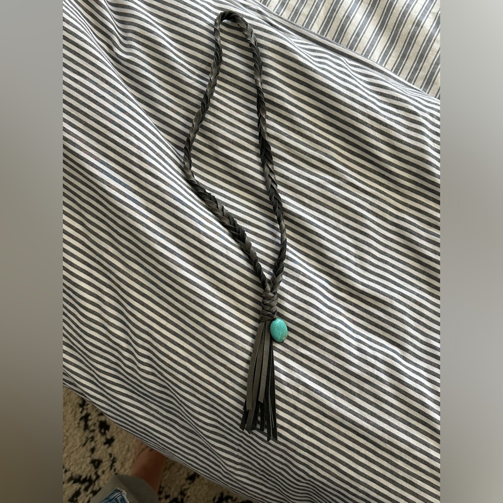 Cody and Sioux Luna leather necklace